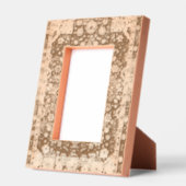 レッド金ゴールドカシャンカーペットラグペルシアアジア レーザー彫刻フレーム (左)