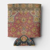 レッド金ゴールドカシャンカーペットラグペルシアアジア 缶クーラー (正面)