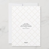 レッド金ゴールドクリスマスツリータイポグラフィ事業 シーズンカード (裏面)