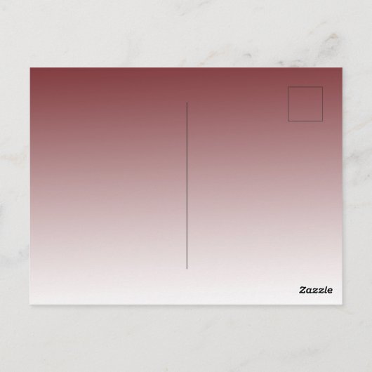 レッド金ゴールドグリッタースターズクリスマス ポストカード (裏面)