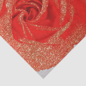 レッド金ゴールドグリッターバラホワイトウッドシャビーシック 薄葉紙 (詳細)