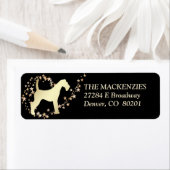 レッド金ゴールドスタースワールアイレデール ラベル (インサイチュ)