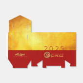 レッド金ゴールドスネークペーパーカット2025 PFBT フェイバーボックス (折り畳みなし)