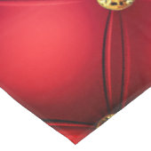 レッド金ゴールドダイヤモンドタフテッドテーブルクロスとカスタム文字 テーブルクロス (アングル)