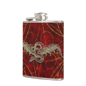 レッド金ゴールドドラゴン フラスク (左)