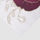 レッド金ゴールドバラフローラ水色デコパージュ 薄葉紙 (詳細)