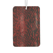 レッド金ゴールドフェイク南西女性のカーボーイ牛革 カーエアーフレッシュナー (裏面)