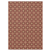 レッド金ゴールドフローラホリデーテーブルクロス テーブルクロス (正面)