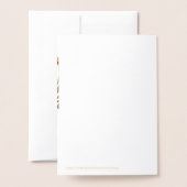 レッド金ゴールドホリーフォイルクリスチャンクリスマスカード 箔カード (裏面封筒付き)