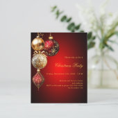 レッド金ゴールドボーブルクリスマスパーティの招待状 (スタンド正面)