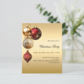 レッド金ゴールドボーブルクリスマスパーティの招待状 (スタンド正面)