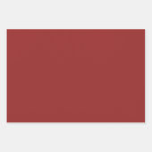 レッド金ゴールドマンダラモノグラムインディアン結婚ズ ラッピングペーパーシート (正面3)