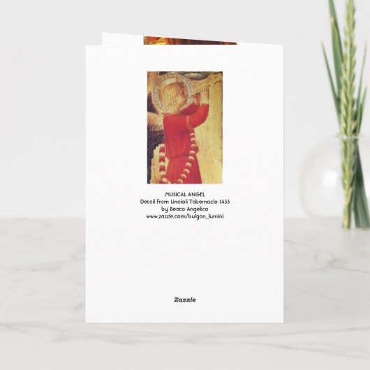 レッド金ゴールドミュージカルエンジェル遊ズ木風楽器 シーズンカード (裏面)