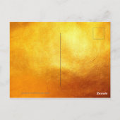 レッド金ゴールドランタンラット紙カット2020ポスカード ポストカード (裏面)