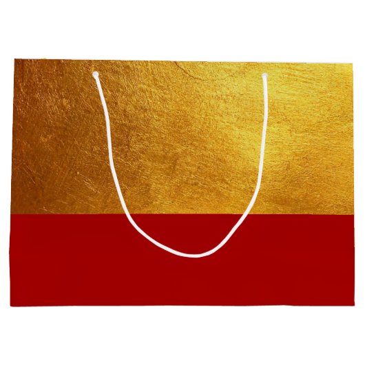 レッド金ゴールドラ中国のット紙カット2020 L抱き枕 ラージペーパーバッグ (裏面)