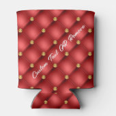 レッド金ゴールド宝石クーラーボックスとカスタム文字 缶クーラー (裏面)