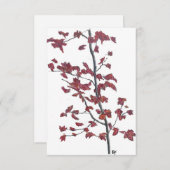 レッド離れサンキューカード サンキューカード (正面/裏面)