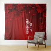 レッド離れフローラホリディバックグラウンド タペストリー (インサイチュ(横))