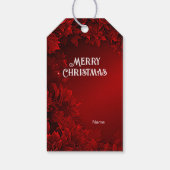 レッド離れフローラホリデーギフトラベル ギフトタグ (裏面)