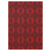 レッド離れフローラホリデーテーブルクロス テーブルクロス (正面)