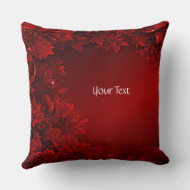 レッド離れフローラホリデー装飾用クッション クッション