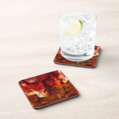 レッド顔グラフィティ コースター (右側)