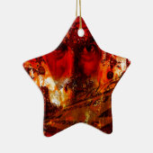 レッド顔グラフィティ セラミックオーナメント (右)