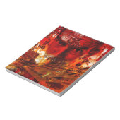 レッド顔グラフィティ ノートパッド (回転)