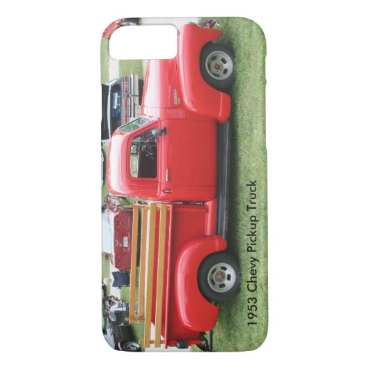 レッド1953シェビーピックアップトラック – iPhone 7ケース Case-Mate iPhoneケース (裏面)