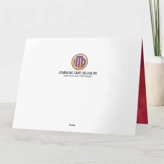 レッド40 Decade誕生日 カード (裏面)