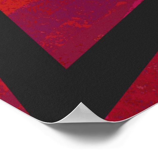 レッド40 Decade誕生日 ポスター (角)