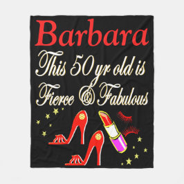 レッド50と素晴らしいパーソナライズされたフリースブランケット フリースブランケット