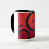 レッド50 Decade誕生日 マグカップ (正面左)