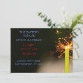 レッド7月4日インディペンデンスデイスパーカー 招待状 (スタンド正面)