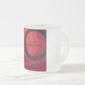 レッド70 Decade誕生日 フロストグラスマグカップ (正面右)