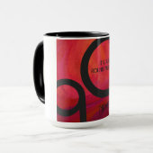 レッド90 Decade誕生日 マグカップ (正面左)