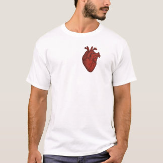レッド・アナトミカルハート ビンテージTシャツ Tシャツ