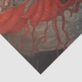 レッド・アフリカ・アメリカン・ウォリアー・クイーンデクページ紙 薄葉紙 (詳細)