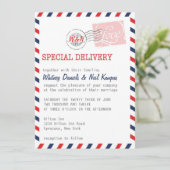 レッド ウェディング インビテーション ポストサービス コレクション (スタンド正面)