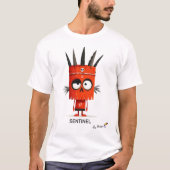 レッド・ウォリアー | SENTINEL -デザイン | ユニーク Tシャツ (正面)