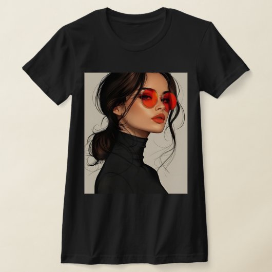 レッド エレガンス Tシャツ (レイダウン)