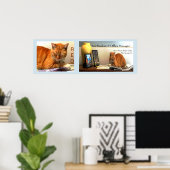 レッド...オフィスマネージャー・オブ・デザートペインタースタジオ ポスター (ホームオフィス)