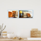 レッド...オフィスマネージャー・オブ・デザートペインタースタジオ ポスター (キッチン)