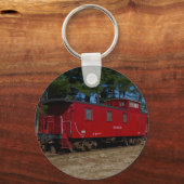 レッド&オレンジカボースキーチェーン キーホルダー (正面)