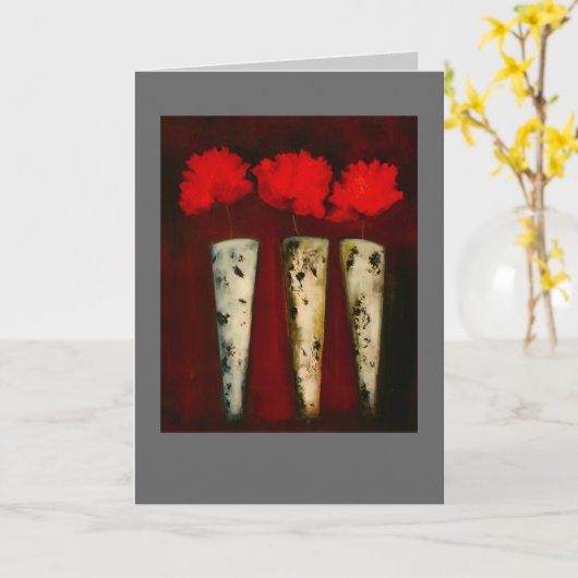 レッド・カードの赤 カード (黄色い花)