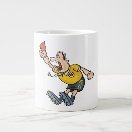 レッド・カード ジャンボコーヒーマグカップ (正面)