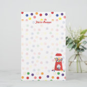 レッド・ガンボール・マシン 便箋 (スタンド正面)