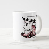 レッド・キング ジャンボコーヒーマグカップ (正面右)