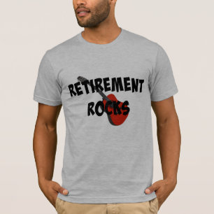 レッド・ギター・リタイアメント・ロックズ Tシャツ