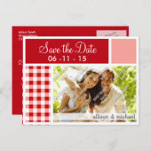 レッド・ギンガム 案内ポストカード (正面/裏面)